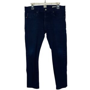 Hiroshi Kato The Needle Skinny Indigo Raw Selvedge Jeans Size 33 x 28 USA
